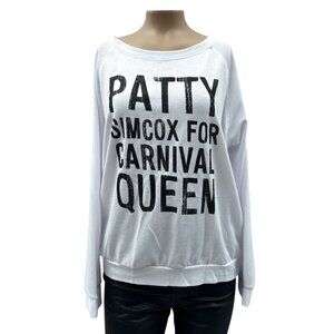 Prince Peter Collection Patty Simcox For Carnival Queen Sweatshirt Women M NWT